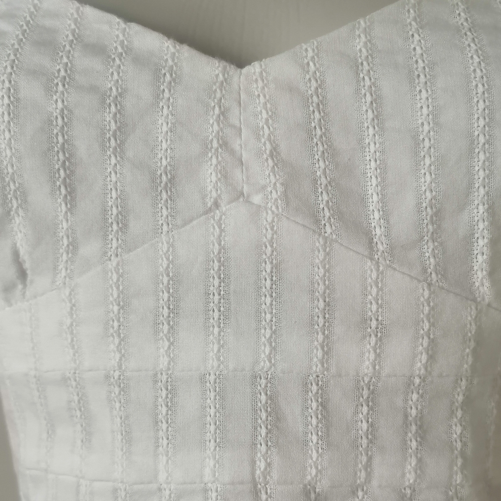 💧 white cotton slip dress by JACOB - Picture 5 of 6
